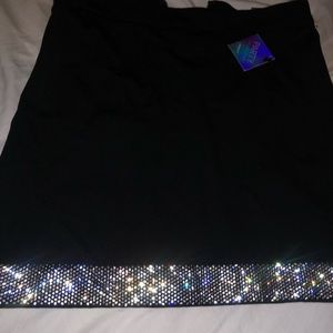 Black sparkle skirt